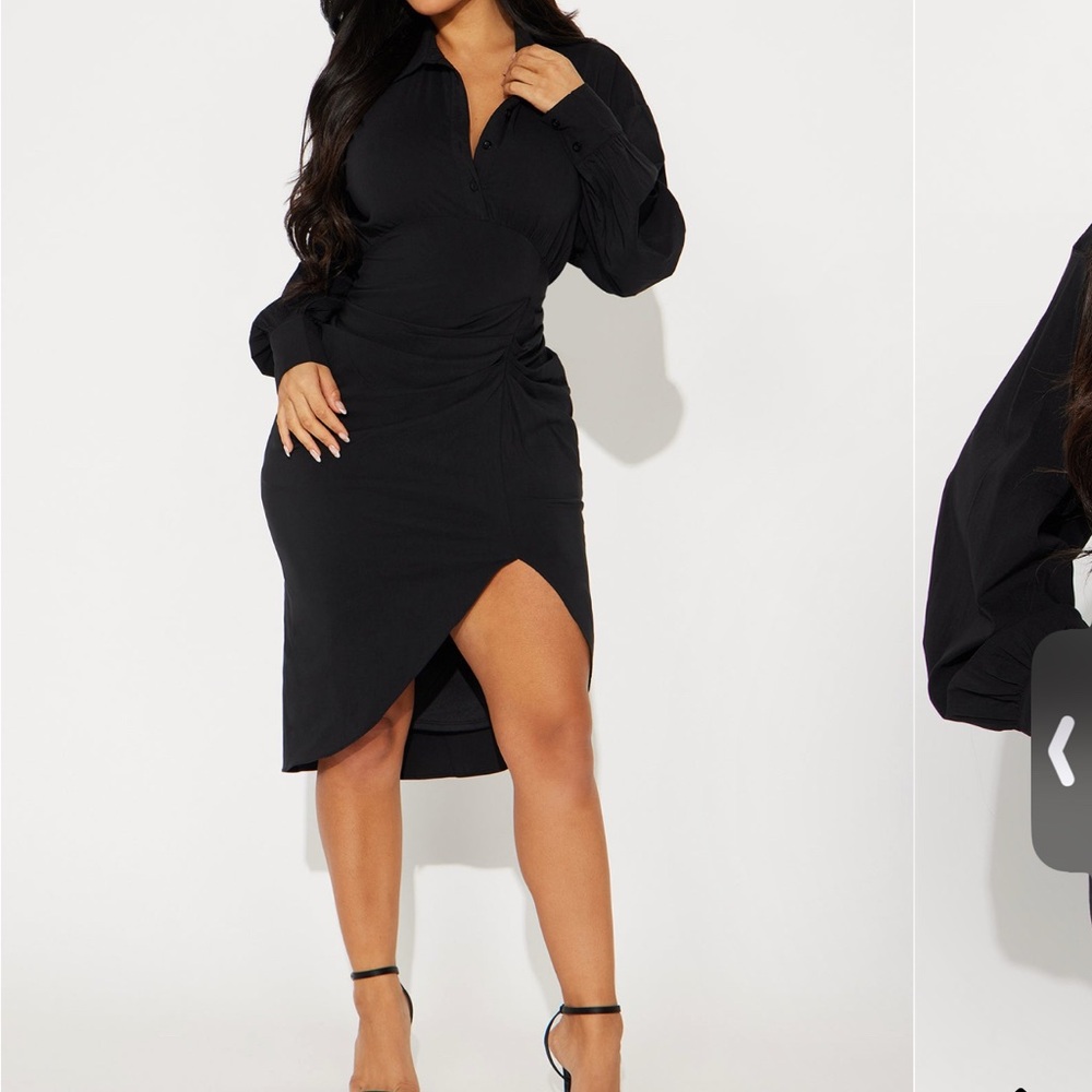 Elegant Black Women's Dress